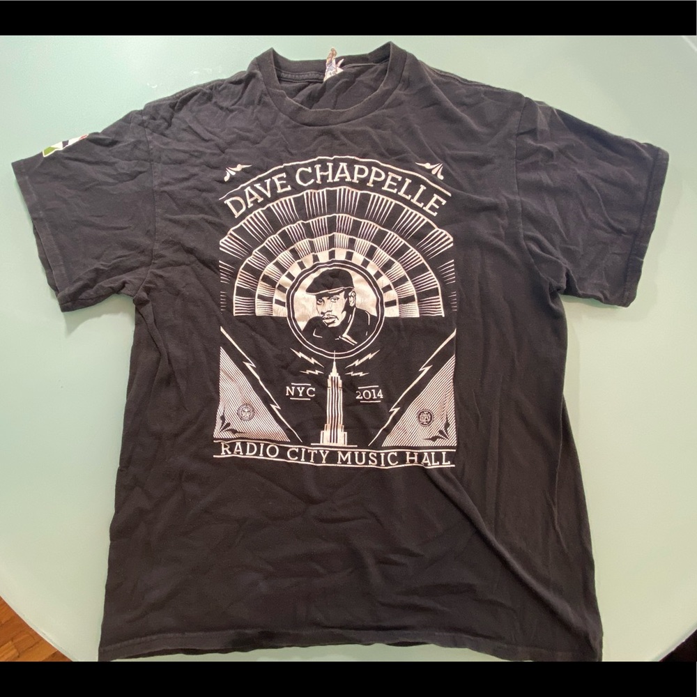 Large Dave Chappelle Black Shirt Merch